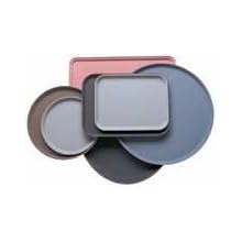 Cambro 1400CT 14" Diameter Camtread Black Fiberglass Round Tray