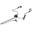 OEM BLACKBERRY (HDW-14322-001) Wired Stereo Headset and HandsFree Headphones (Black) 3.5 mm Jack for BlackBerry 8120 PEARL AT&T SunCom Cell Phone