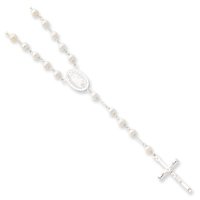 Sterling Silver Freshwater Cultured Pearl Rosary
