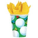 Tee Time 9 Ounce Hot/Cold Paper Cups (8 count)