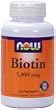 Biotin 5000 mcg by Now Foods 120 Vegetarian Capsules