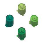 Green ABXY buttons for Xbox 360 controller (A B X Y) Custom mod