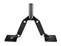 6" Adapter Set for Adjustable Black Weathervane Ridgevent Roof Mounting Hardware