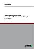 Welche Vorstellungen haben Grundschulkinder von der Entwicklung der Lebewesen?