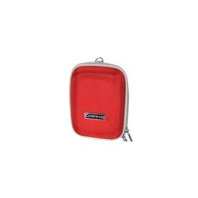Click here to buy Hard Nylon Surface Digital Camera Bag (Red) for Vivitar camera by CellularFactory.