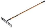 Ames True Temper Viper Level Head Rake with 55 3/4-Inch Innovative Fiberglass Handle #1882700