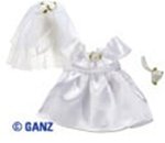 NEW Webkinz Clothing Wedding Dress