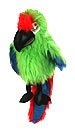 Large Military Macaw Parrot Hand Puppet (with Sqwark Voice)