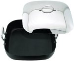 Stellar Hard Anodised 34cm Square Roaster & Lid