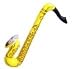 Aufblasbare Saxofon gelb orange blau sortiert
