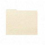 Earthwise 100Pct Recycled Oxford File Folders, 1/3 Tab, Letter, Manila, 100/Box ESS74520