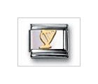 Harp No Color Classic Gold, Italian Charm by Nomination Charms