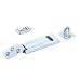 Rolled Edge Hasp Zinc, 3 1/2