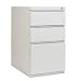 Three-Drawer Mobile File Pedestal w/Full-Length Pull, 23 Deep, Light Gray (ALEPB532823LG)