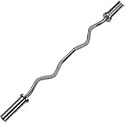 Bodymax Chrome Olympic E-Z Curl Bar