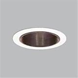 IMAGE OF Cooper Lighting 5016P 5-Inch Coliex Baffle, White Trim with Black Baffle