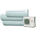 Fujitsu Tri Zone 27RMLQ (9+9+9) Wall Heat Pump 15 SEER - 27,000 BTU (2.5 Ton)