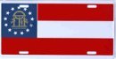 Georgia State Flag License Plate