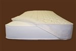 Naturepedic Twin Quilted Topper with Straps