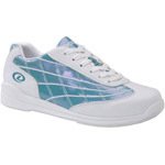 Dexter Bowling Shoes-Dexter Womens Gleam White/Sea Blue Bowling Shoes-Womens Dexter Bowling Shoes-Womens Bowling Shoes