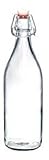Giara 1L Bormioli Rocco Swing Top (32 Oz) Wholesale Priced 20 Piece Master Carton Round Glass Bottle