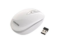 Toshiba Wireless Optical Mouse R300 24 Ghz White, Pa3844e-1etw Picture
