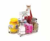 Dripcut Chrome Wire Rack Condiment Caddy, 8-7/8in.