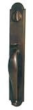 Emtek 3022US19 Flat Black Topeka Mortise Topeka Mortise Dummy Entryset