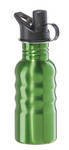 Oggi Green 17oz Stainless Steel Wide Mouth Reusable Bottle with Sports Cap Camelbak Stainless Steel Water Bottle
