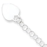 Sterling Silver Heart Childs Bracelet