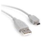 1FT USB A To Mini B USB 2.0 Cable