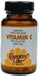 Vitamin C 1000 mg with Rose Hips Time Release by Country Life 90 Tablets