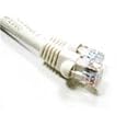 30 FT RJ45 CAT (6E) 550MHZ MOLDED NETWORK CABLE - WHITE