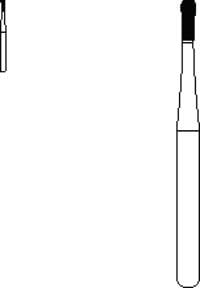 SS White Fg #245 Amalgam Type Burs 10/pkg