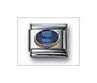 Oval Cabochon Iolite Classic Tourmaline, Italian Charm by Nomination Charms