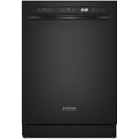 Architect Series II KUDC20CVBL Full Console Dishwasher with 4 Wash Cycles 5 Options 4 Stainless... by KitchenAid