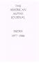 American Alpine Journal Index, '77-'86