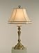 Currey and Company 6665 Spanish Green Promise Table Lamp with Cream Silk Shades