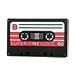 Cassette Universal Headset Cord Winder Organizer (Red and Black) for Samsung cell phone