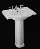 Bathroom Sink Pedestal by Kohler - K-2294-8 in Almond