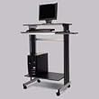 Euroflex Stand-Up Mobile Workstation &ndash; Charcoal