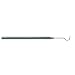 Moody Tools 55-1754 Stainless Steel Precision Probe with Hook Tip #23, 25mil, 6-1/4" Overall Length