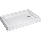 DreamLine SHTR-1034482-00 Quad Shower Enclosure Tray, Right-hand drain, White