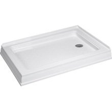 DreamLine SHTR-1034482-00 Quad Shower Enclosure Tray, Right-hand drain, White