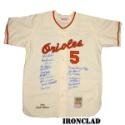 1970 World Series Champion Baltimore Orioles Team Autographed/Hand Signed Brooks Robinson Jersey