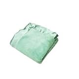 Elegant Baby Microfiber 20 x 20 Aqua with Satin Trim Blanket