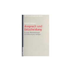Anspruch und Entscheidung