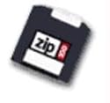 1-pack Zip 100MB Mac Gray Cart Quad-lingual
