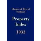 Glasgow and West of Scotland Property Index 1933 1933