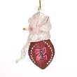 Nebraska Cornhuskers 2.5" Acrylic Basketball Snowman Holiday Ornament - NCAA College Athletics
